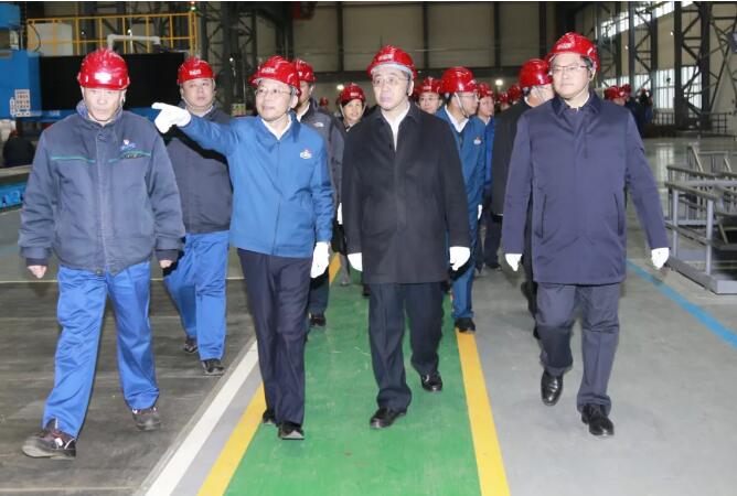 雷凡培、楊金成到渤船集團(tuán)調(diào)研