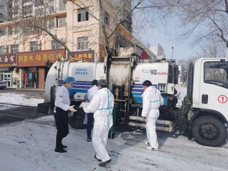 做好人員安全防護(hù)，保障餐廚垃圾收運(yùn)